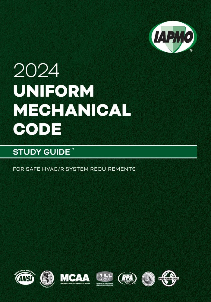 2024 Uniform Mechanical Code Study Guide