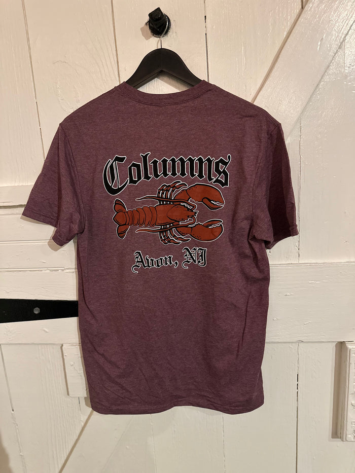 Col-Lobster T-Shirt Maroon