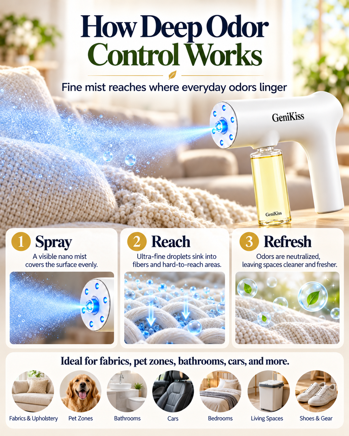 Nano Blue Light Probiotic Deodorizer