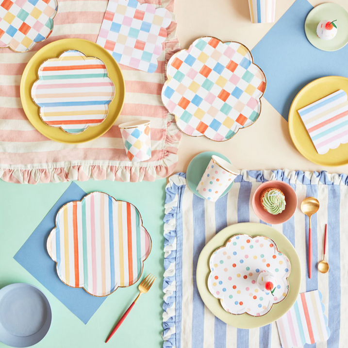 Colorful Pattern Cups (pk8)