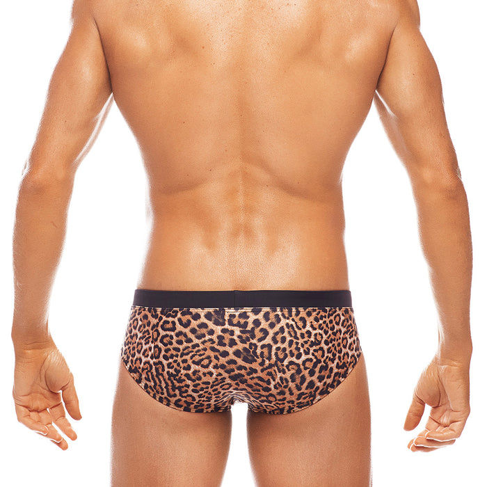 Africa - Leopard - Lo Rise Swim Brief