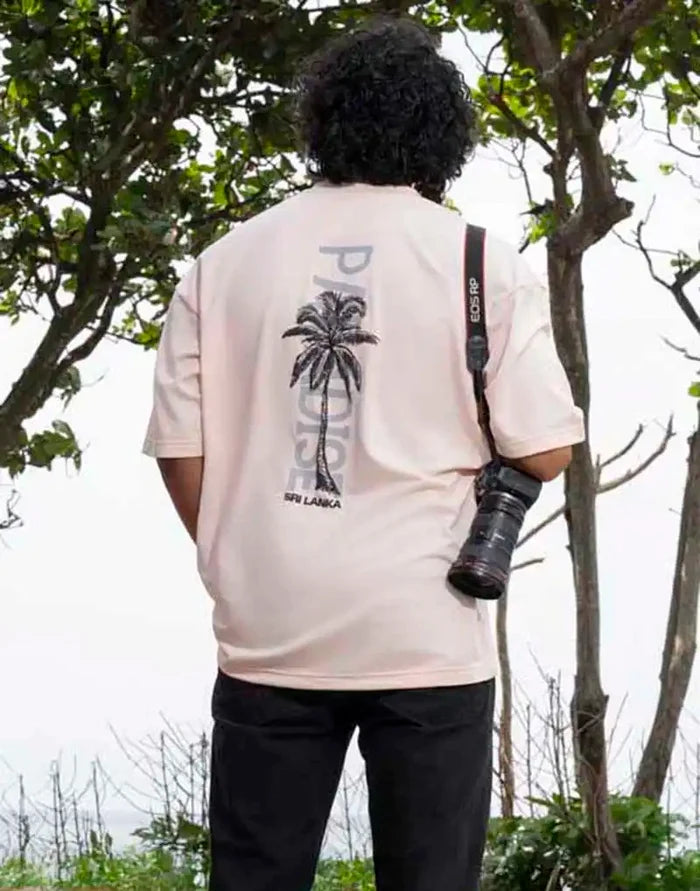 AMAZING LANKA GRAPHIC PRINTED OVERSIZED T - SHIRT
