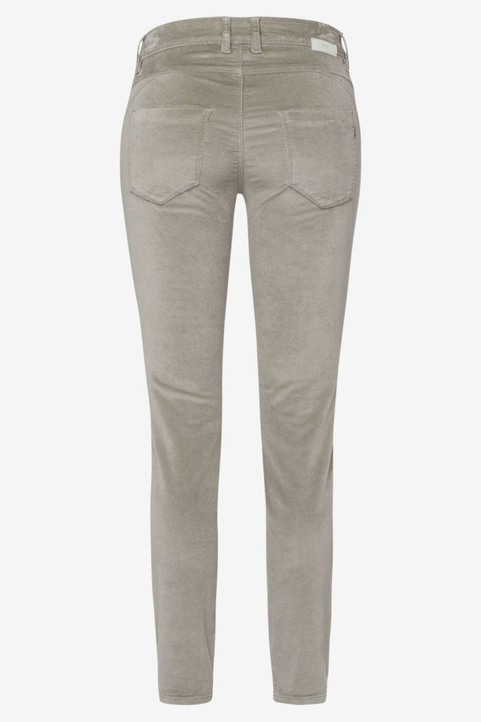 Brax Shakira 79-1634 07 Grey Skinny Cozy Cord Jeans - Dotique Chesterfield