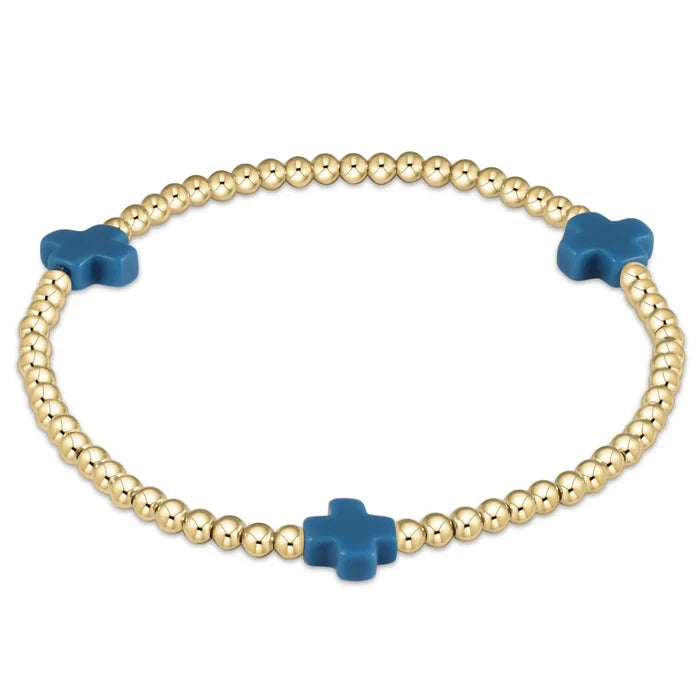 enewton: Signature Cross Gold Pattern 3mm