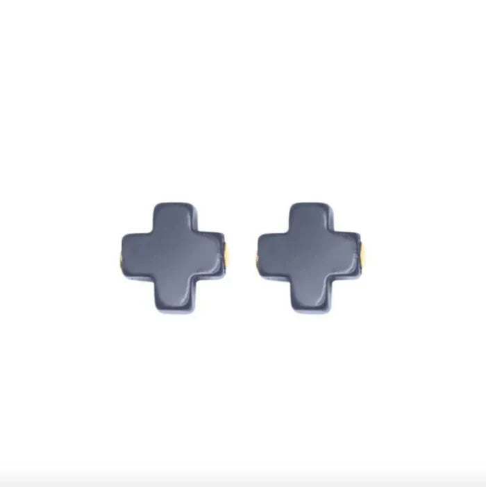 enewton: Signature Cross Stud - Navy
