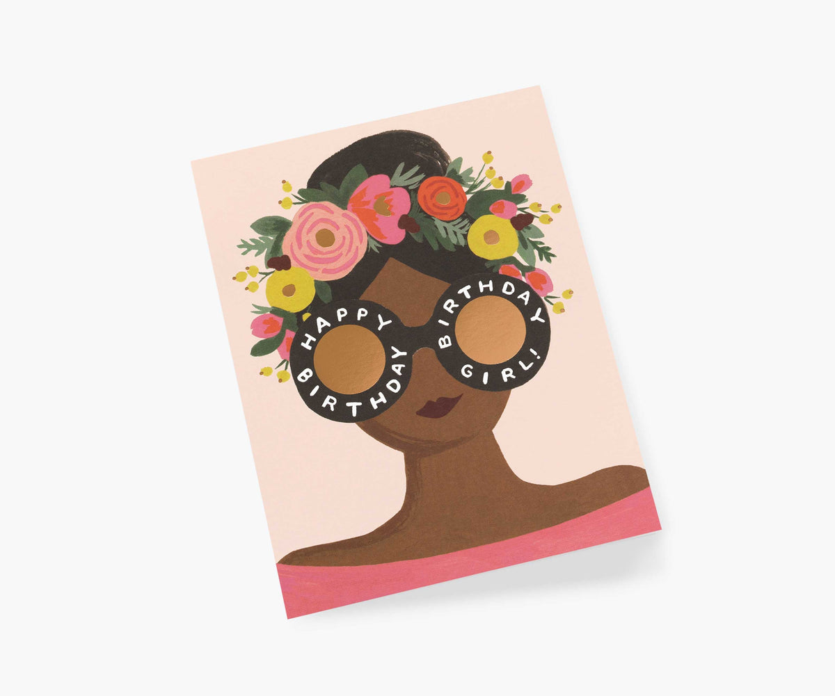 Flower Crown Birthday Girl Birthday Cards - Boxed Set