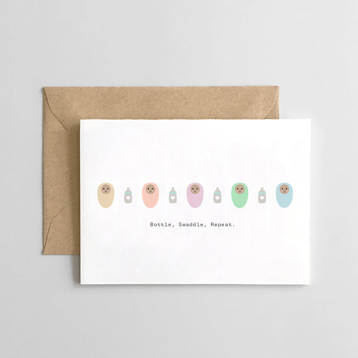Greeting Card - Bottle