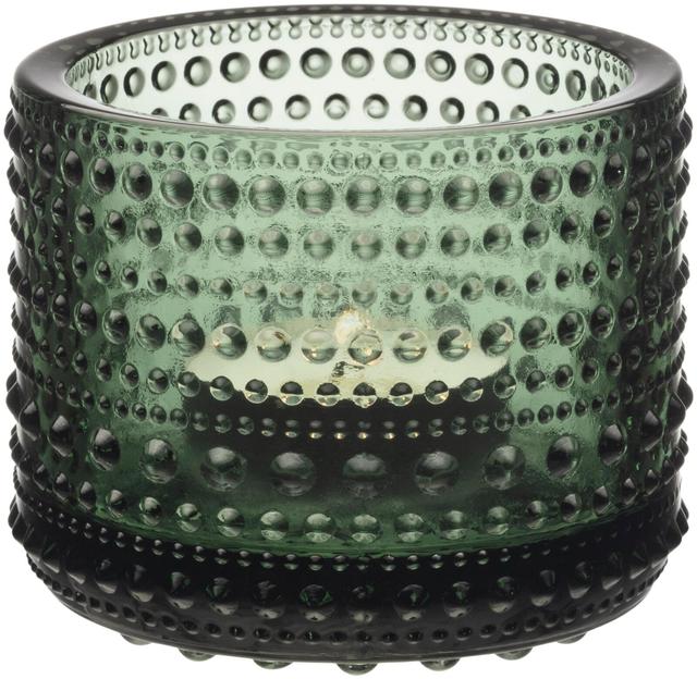 Iittala Kastehelmi Votive 64 mm forest green - Soposopo