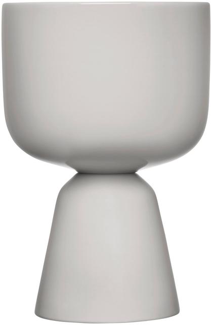 Iittala Nappula Plant Pot S 230x155mm light grey - Soposopo