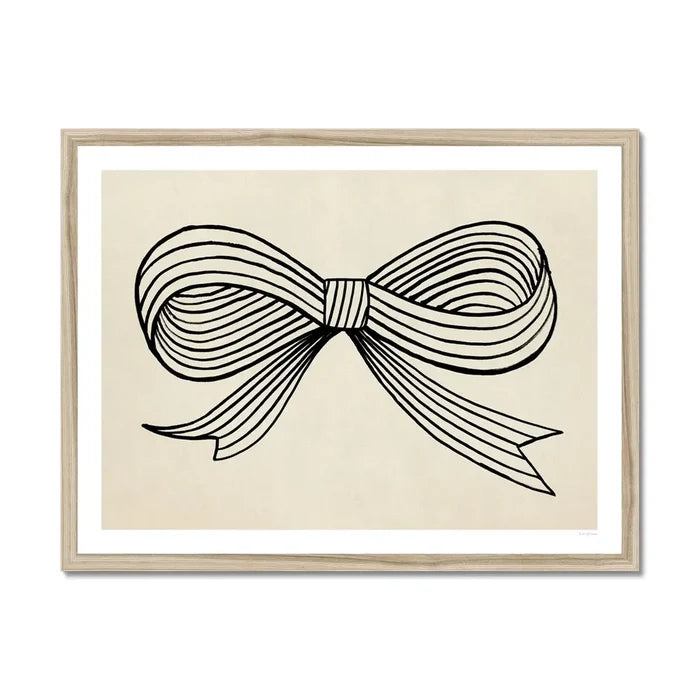 Ink Bow Print