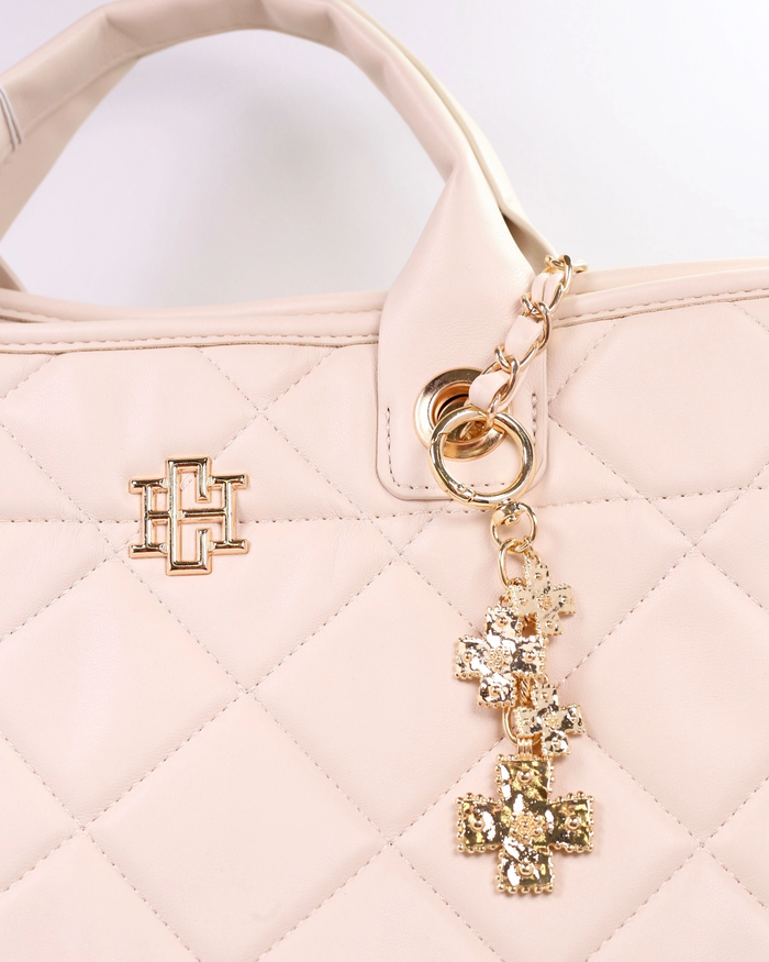 Kennon Cross Bag Charms - Gold
