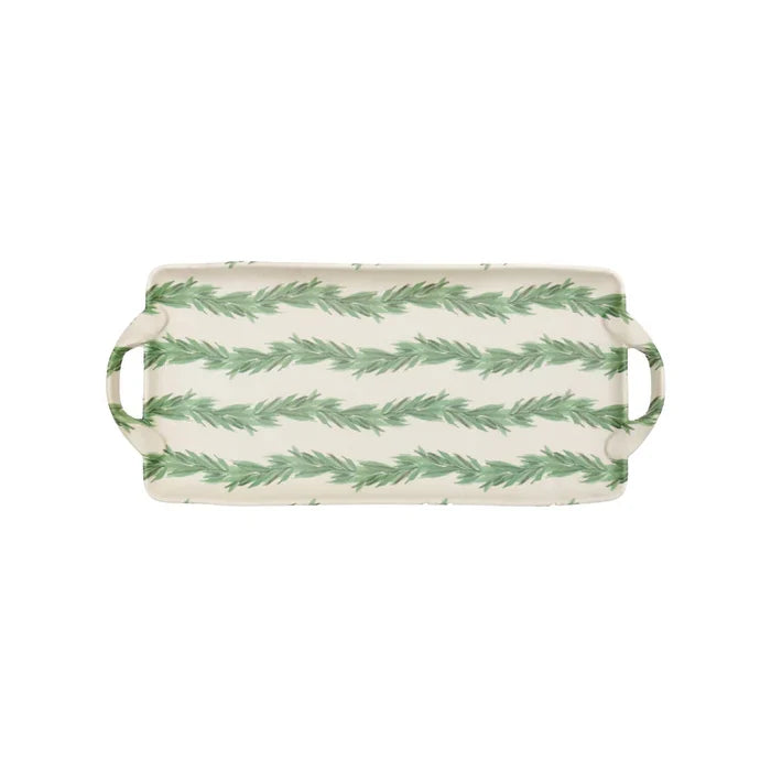 Leaf & Stem Melamine Tray