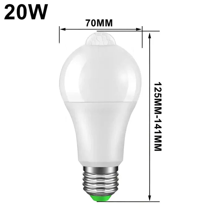 20W Motion Sensor / Warm White / E27 Motion Sensor | AC220V