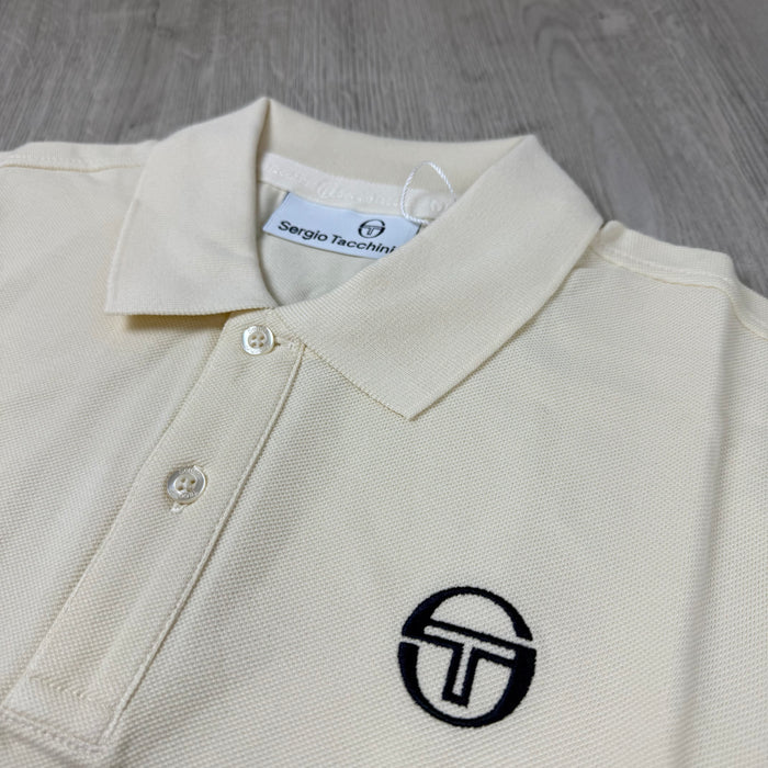 Sergio Tacchini 'Classica' Polo Shirt - Pearled Ivory