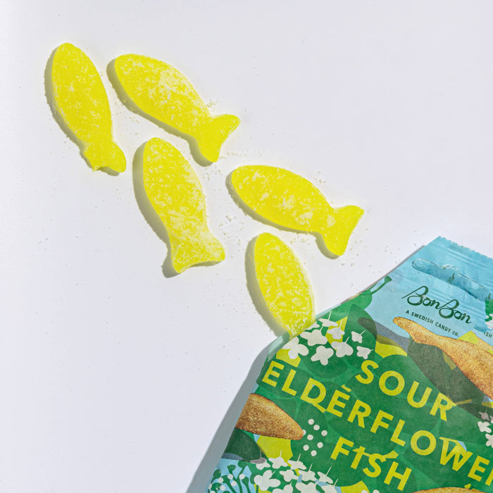 Sour Elderflower Fish - Swedish Candy