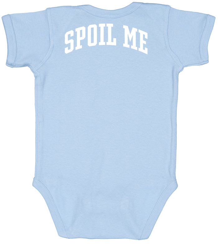 Spoiled Rotten Light Blue Baby Onesie