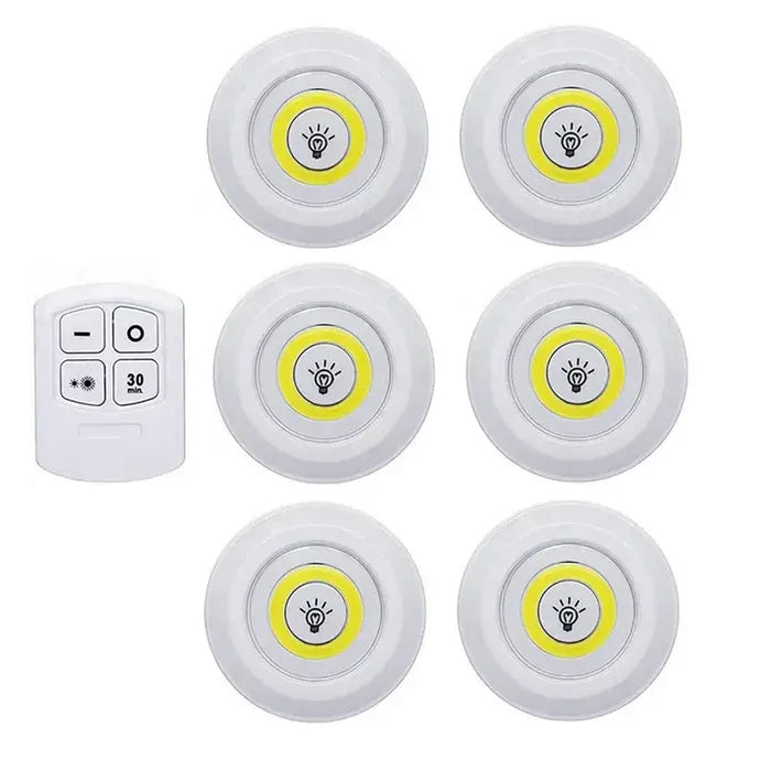 1 remote 6 lamp