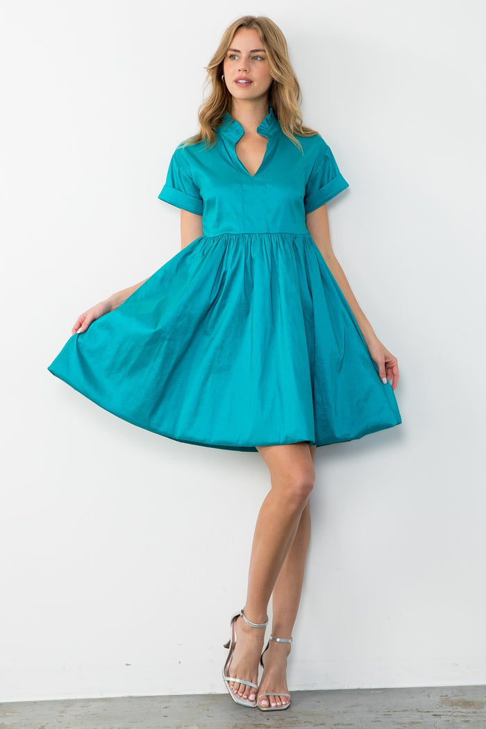 THML: Miss Duval Teal Dress