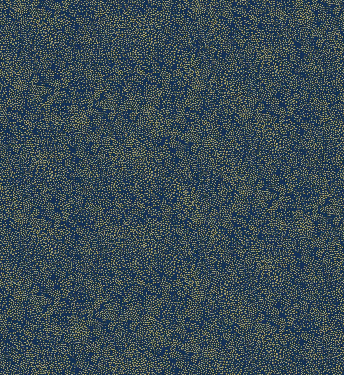 Champagne Dots Wallpaper - Metallic Gold & Navy