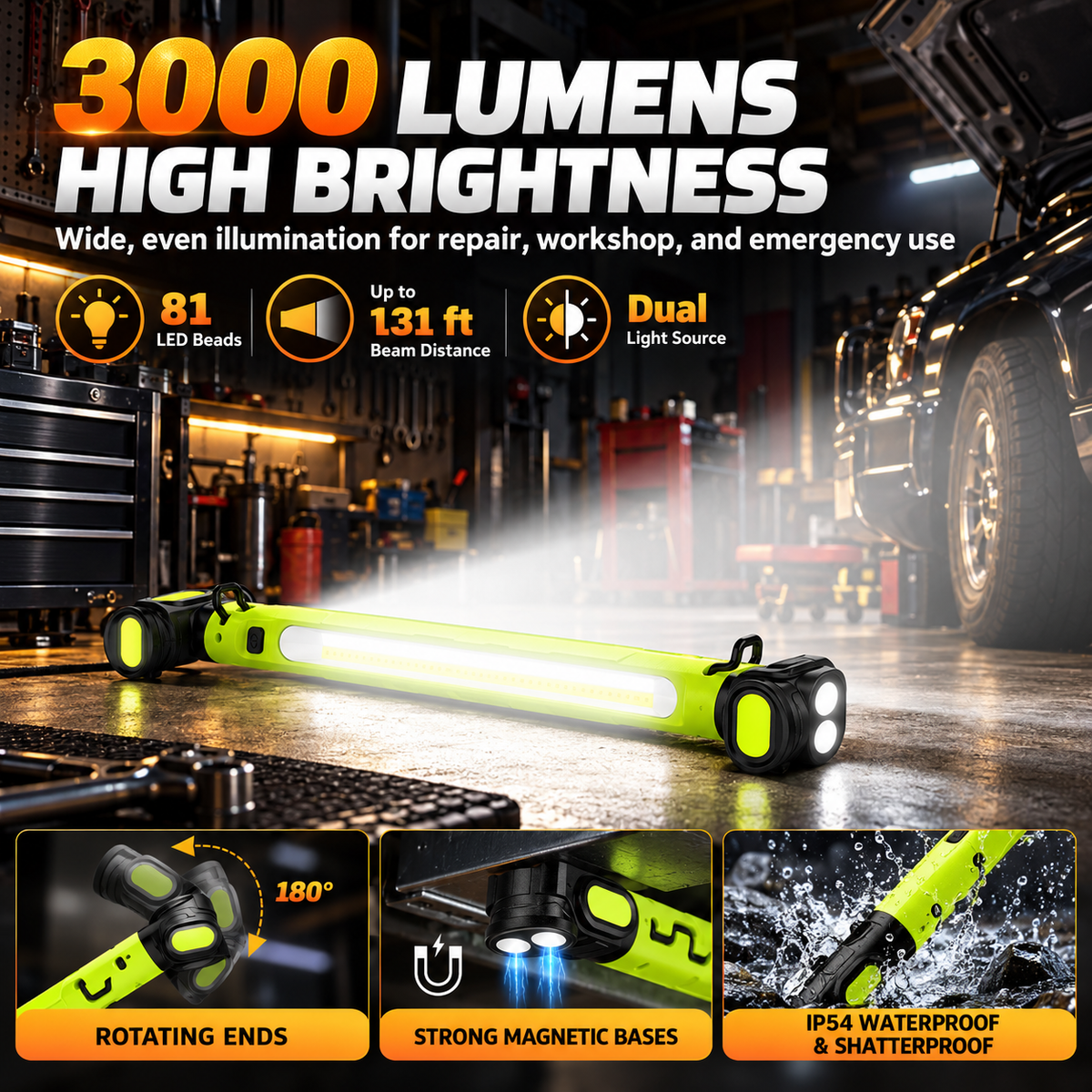 Rechargeable COB Work Light