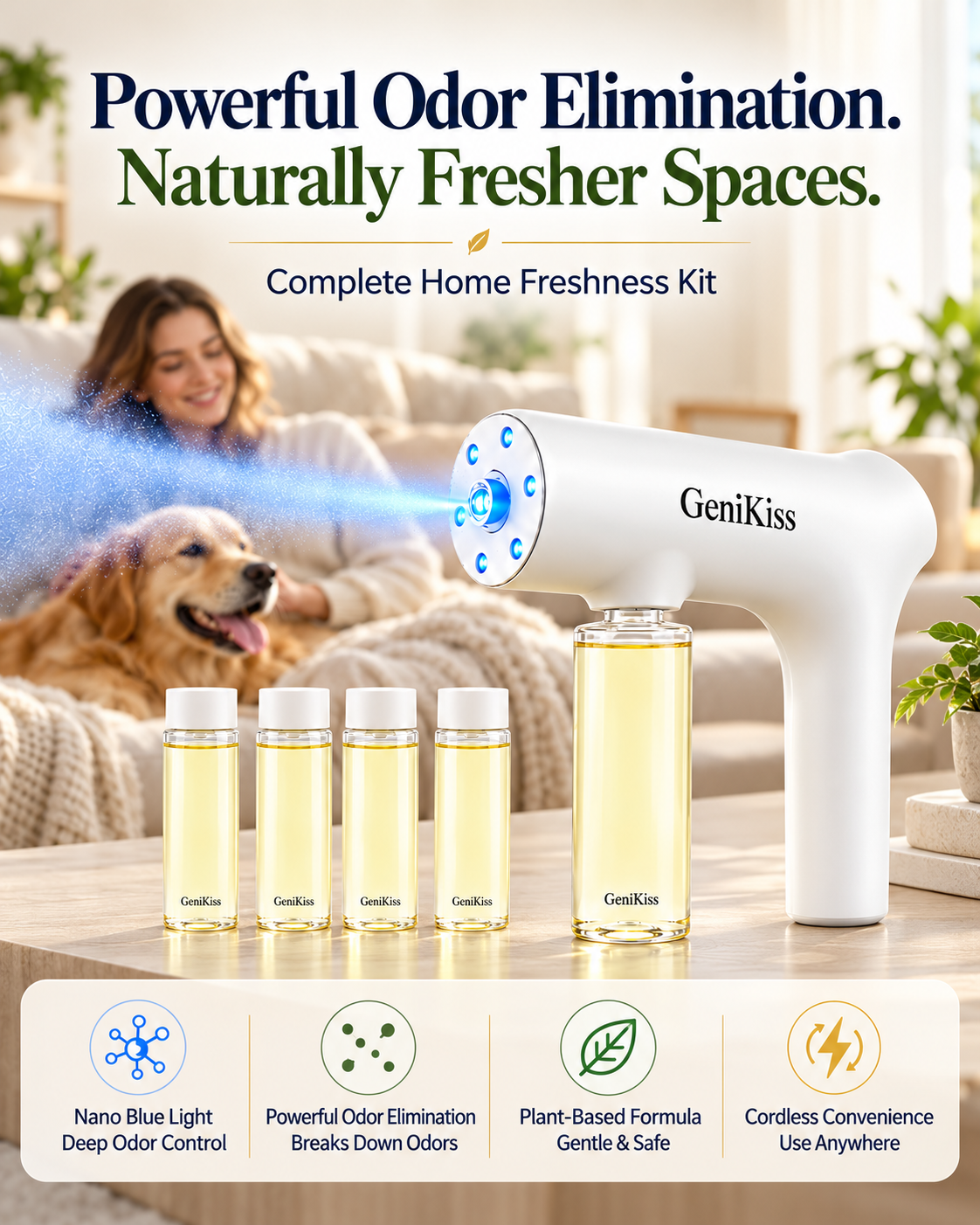 Nano Blue Light Probiotic Deodorizer