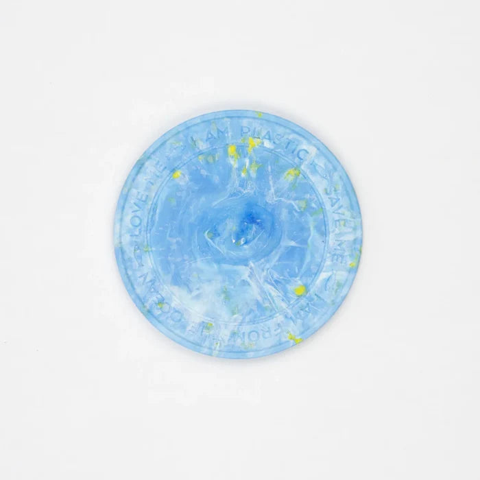 100% Recycled Wild Sea Plastic Round Coasters Set of 4
