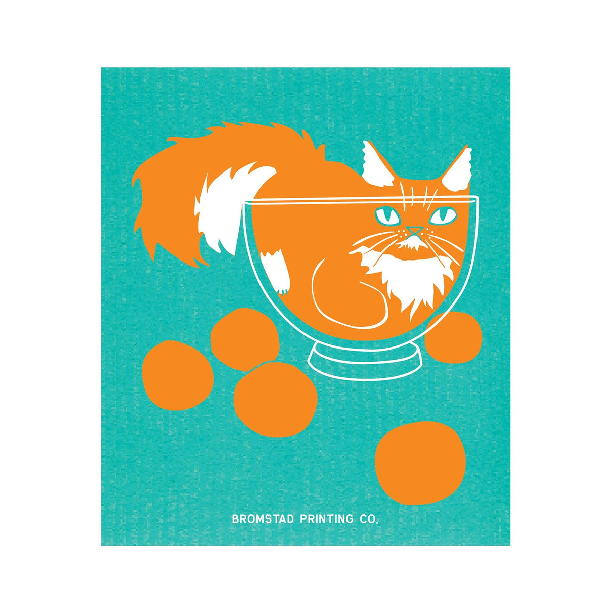 Bowl Cat - Swedish Dishcloth