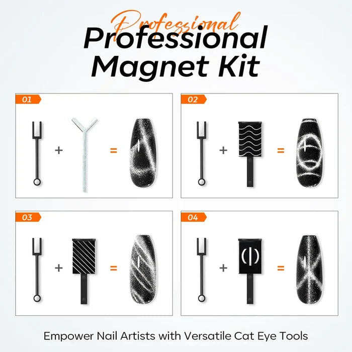 15pcs Cat Eye Magnet Set