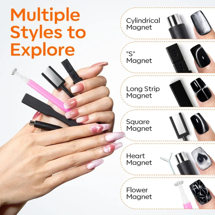 15pcs Cat Eye Magnet Set