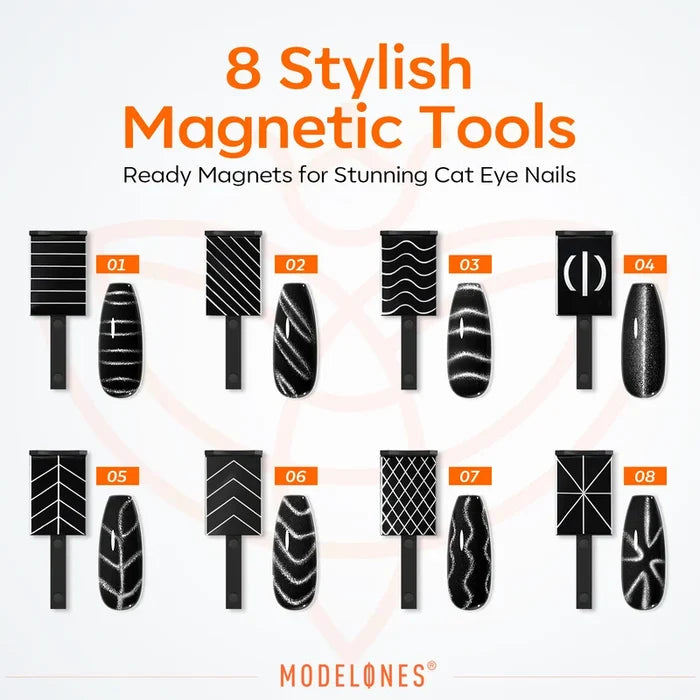 15pcs Cat Eye Magnet Set
