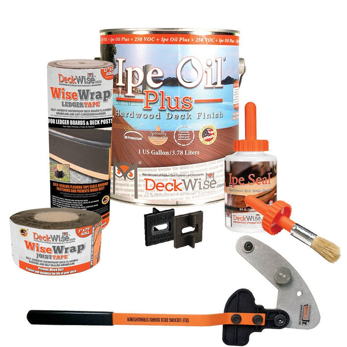 1x6 Ipe Pregrooved Installation Kit - Advantage Lumber