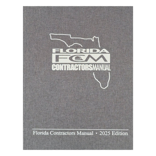Five sample pages from Florida Unlimited Electrical Contractor Exam books showing tabbed topics and section titles
