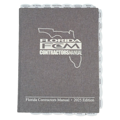 2025 Florida Contractor's Manual