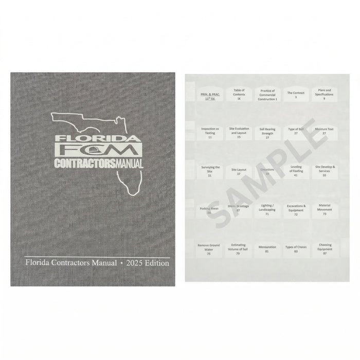 2025 Florida Contractor's Manual