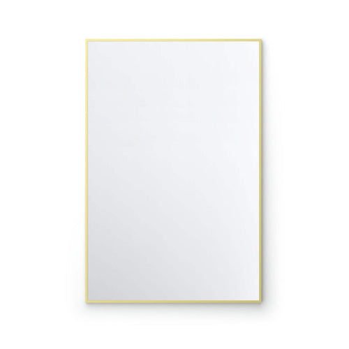 24" x 36" Shatterproof Wall Mount Metal Frame Mirror - FM1-2436