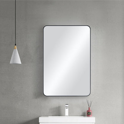 24" x 36" Shatterproof Wall Mount Metal Frame Mirror - FM2-2436