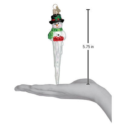Icicle Snowman Ornament
