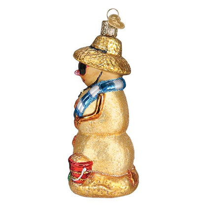 Sand Snowman Ornament