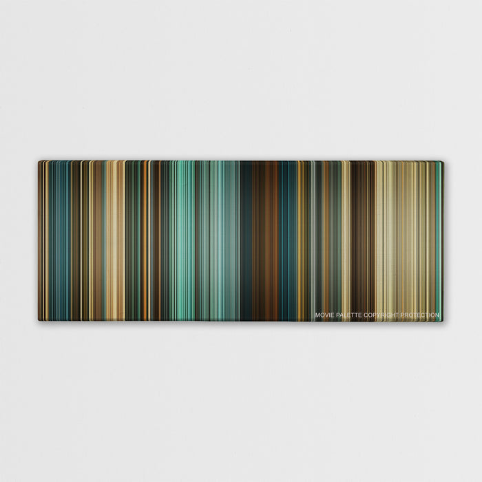 300: Rise of an Empire color palette canvas print: thousands of thin vertical stripes of color