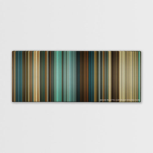 300: Rise of an Empire color palette canvas print: thousands of thin vertical stripes of color