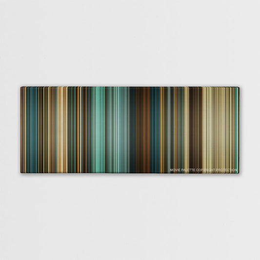 300: Rise of an Empire color palette canvas print: thousands of thin vertical stripes of color