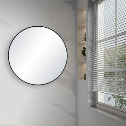 32" Shatterproof Wall Mount Metal Frame Mirror - FM3-R32