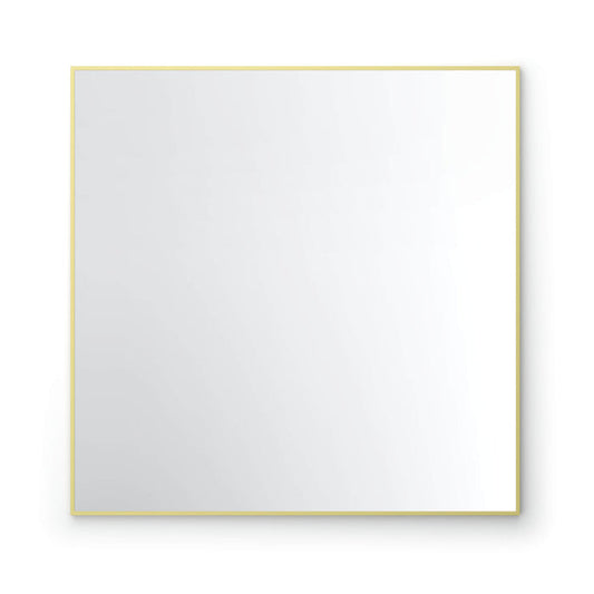 36" x 36" Shatterproof Wall Mount Metal Frame Mirror - FM1-3636