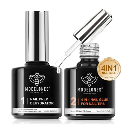 Free Nail Glue with Nail Prep Dehydrator Set Gift MODELONES #