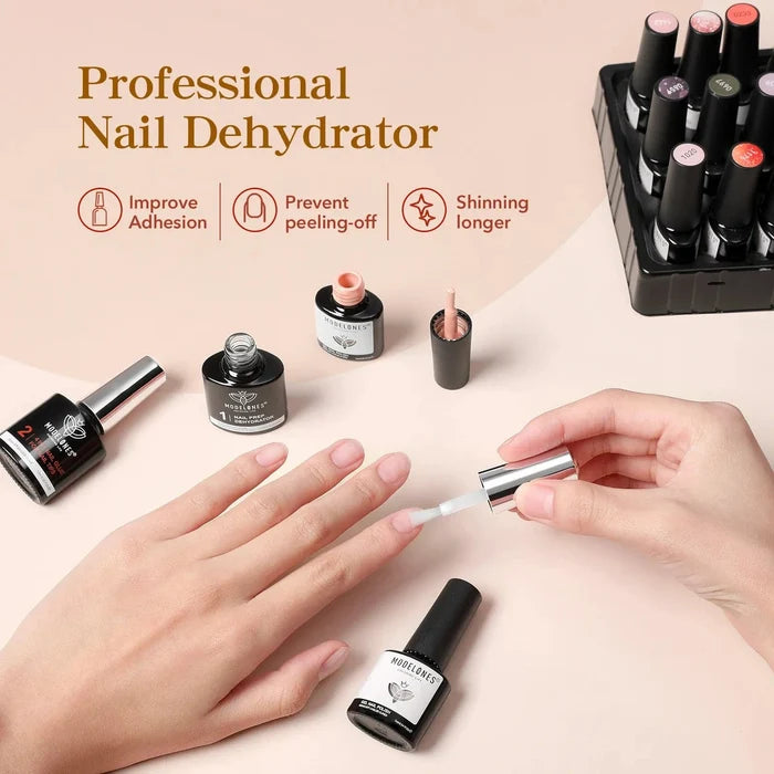 Free Nail Glue with Nail Prep Dehydrator Set Gift MODELONES #