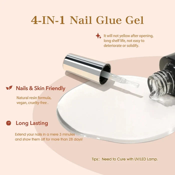 Free Nail Glue with Nail Prep Dehydrator Set Gift MODELONES #