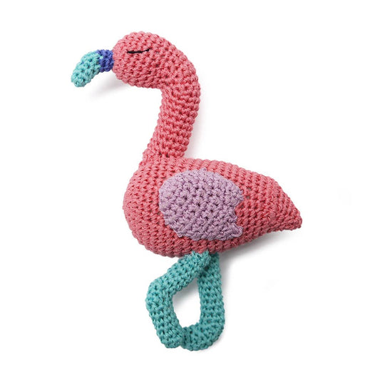 Dogo Pet Flamingo Crochet Toy