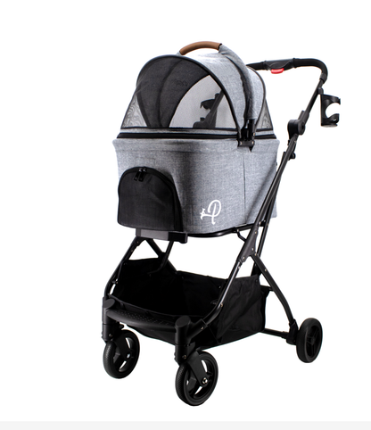Petique, Inc - 3-in-1 Tri-Fold Pet Stroller