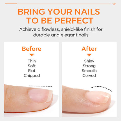 7 in 1 Builder Nail Gel & Top Coat Set 10ml - Clear Builder Gel MODELONES #