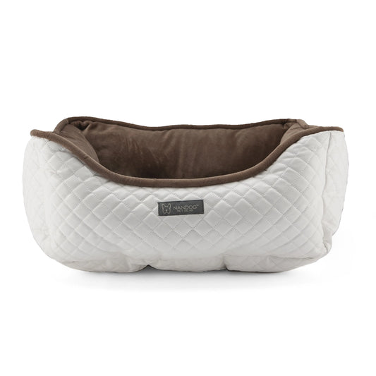 Prive quilted vegan leather bed